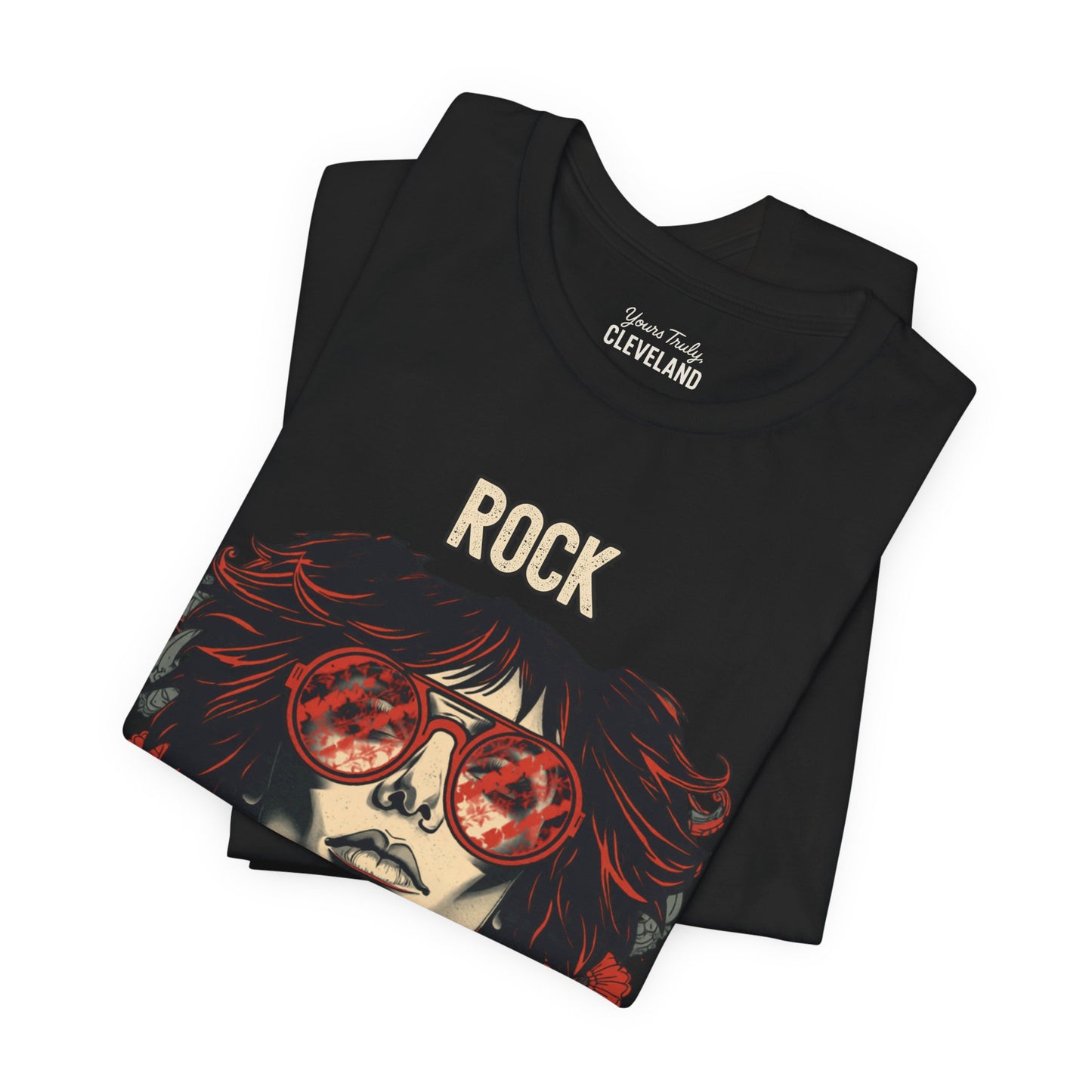 Rock Cleveland Guitarist Portrait Tee