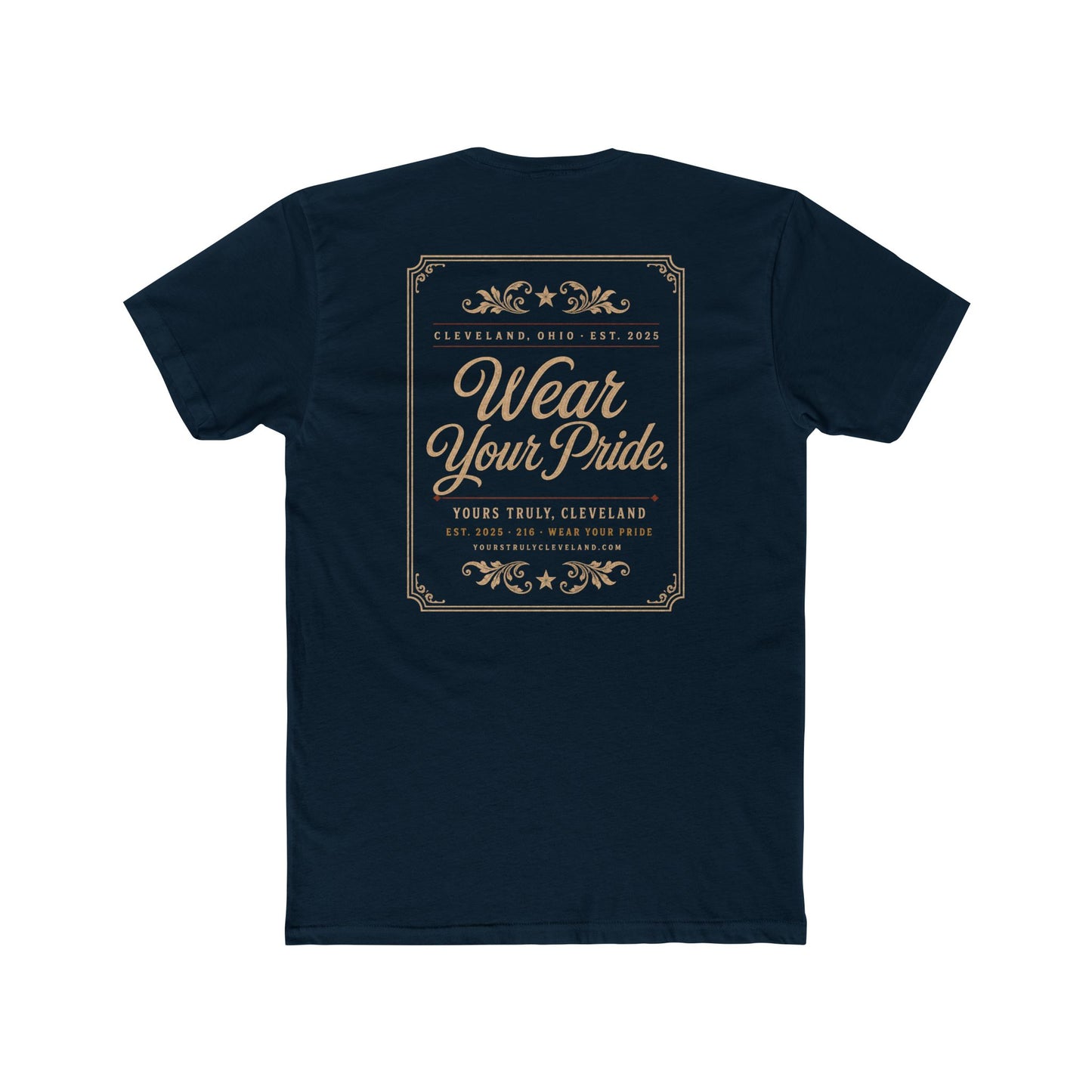 YTC Heritage Label Tee — Yours Truly Cleveland Ornate Graphic Shirt