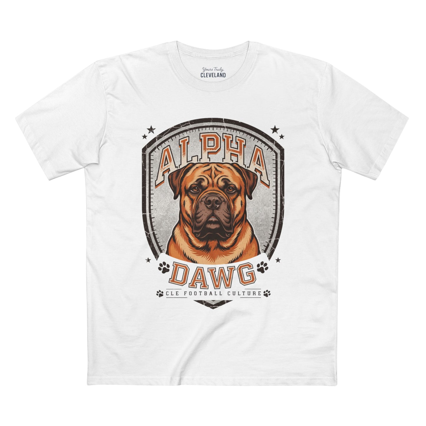 Alpha Dawg Tee — CLE Football Culture Bullmastiff Graphic Tee
