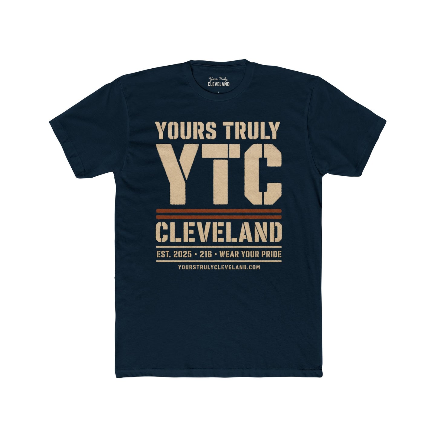 YTC Stencil Tee — Yours Truly Cleveland Spray Paint Graphic