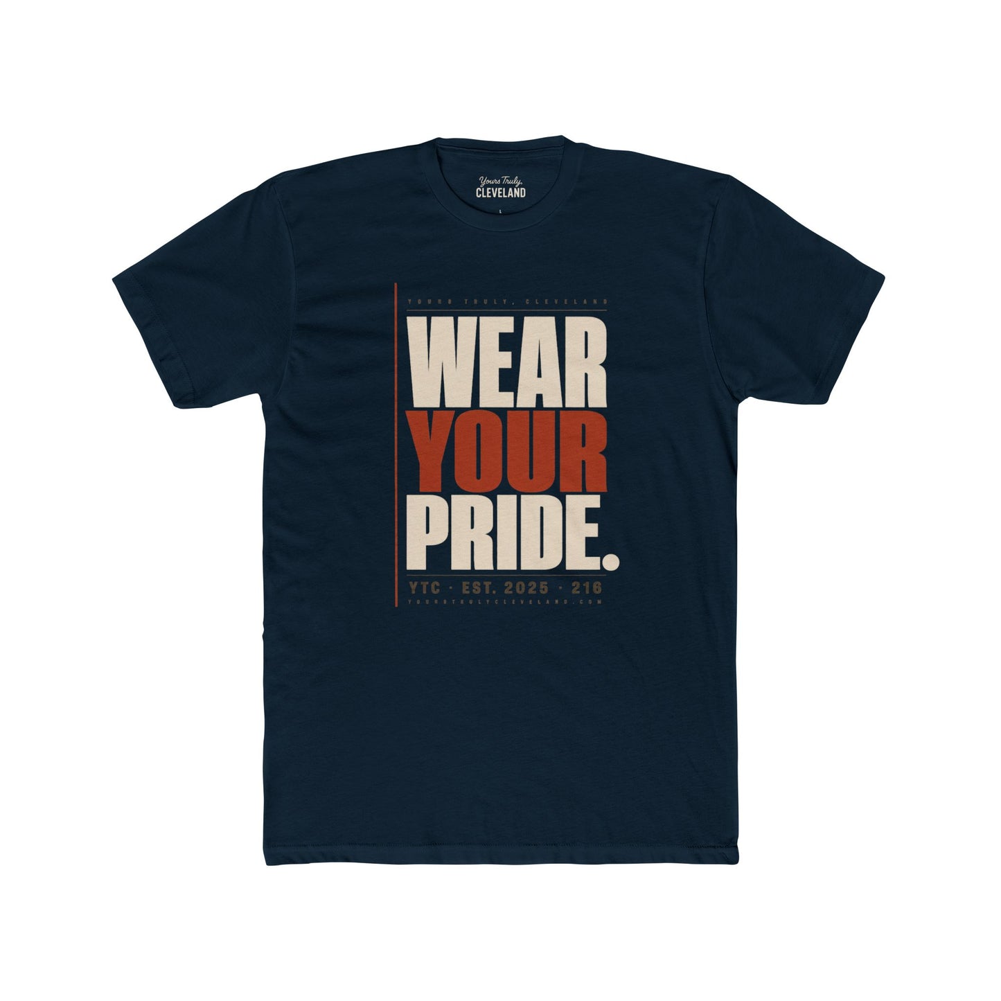 Wear Your Pride Tee — YTC Brutalist Cleveland Graphic Shirt