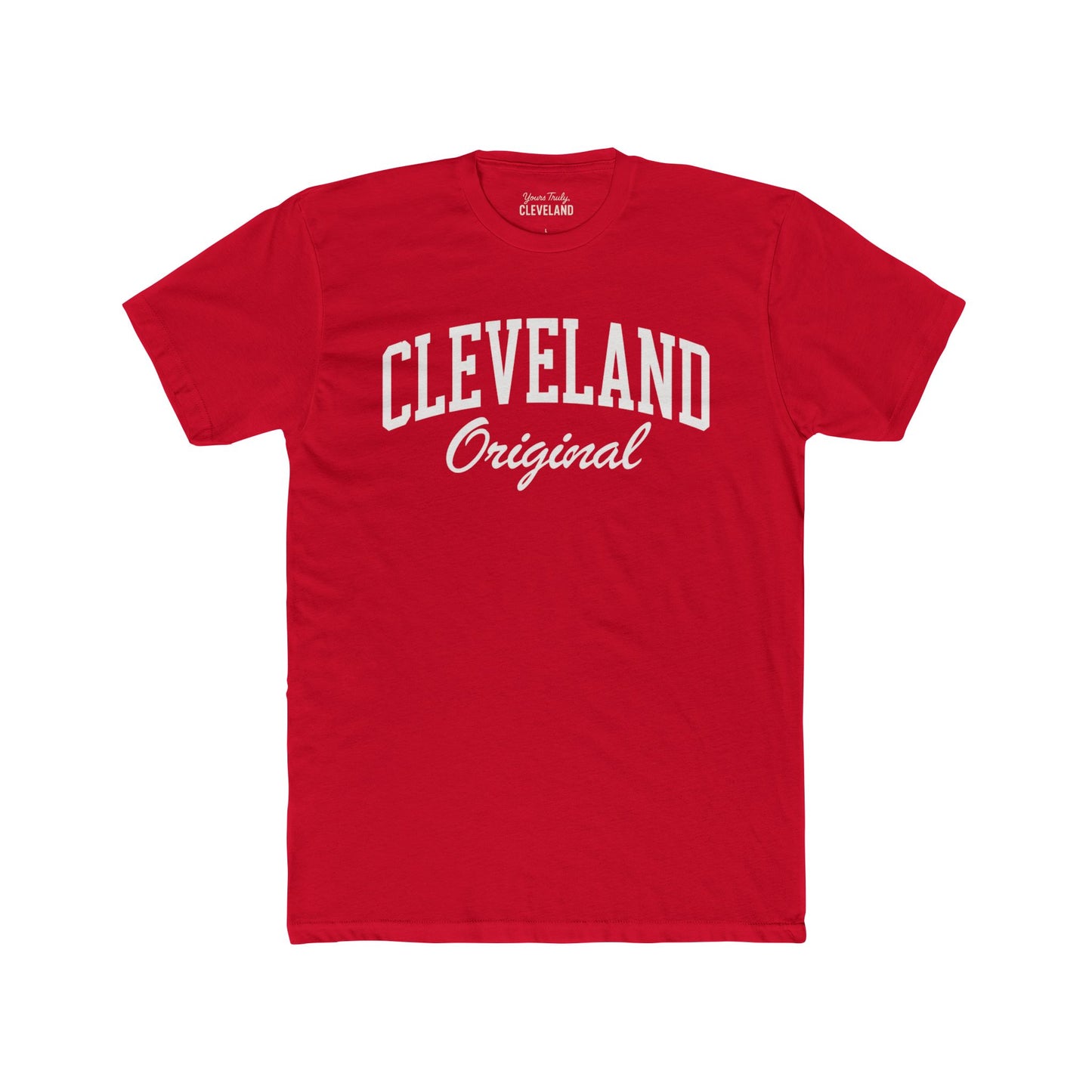 Cleveland Original T‑Shirt — Vintage Collegiate Crew Tee