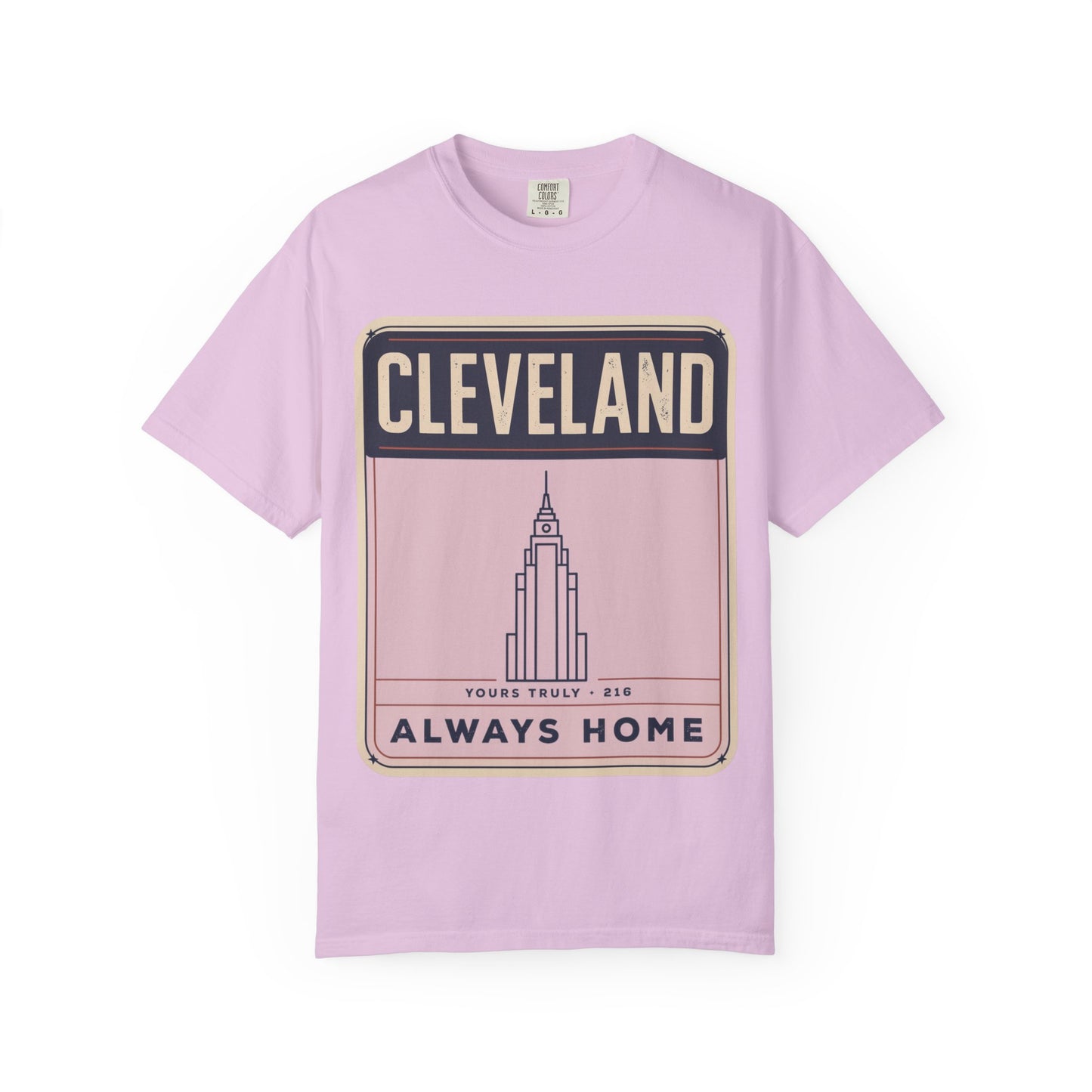 Cleveland Always Home T-Shirt — Retro Skyline Heritage Tee
