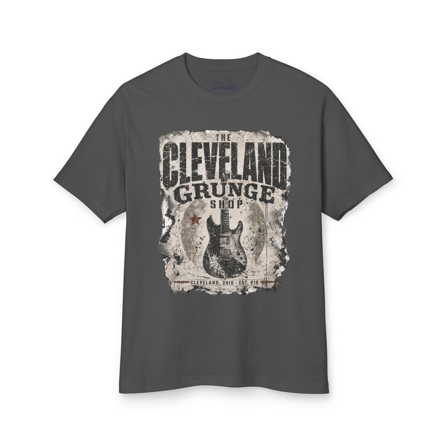 The Cleveland Grunge Shop — Vintage Guitar Graphic Tee