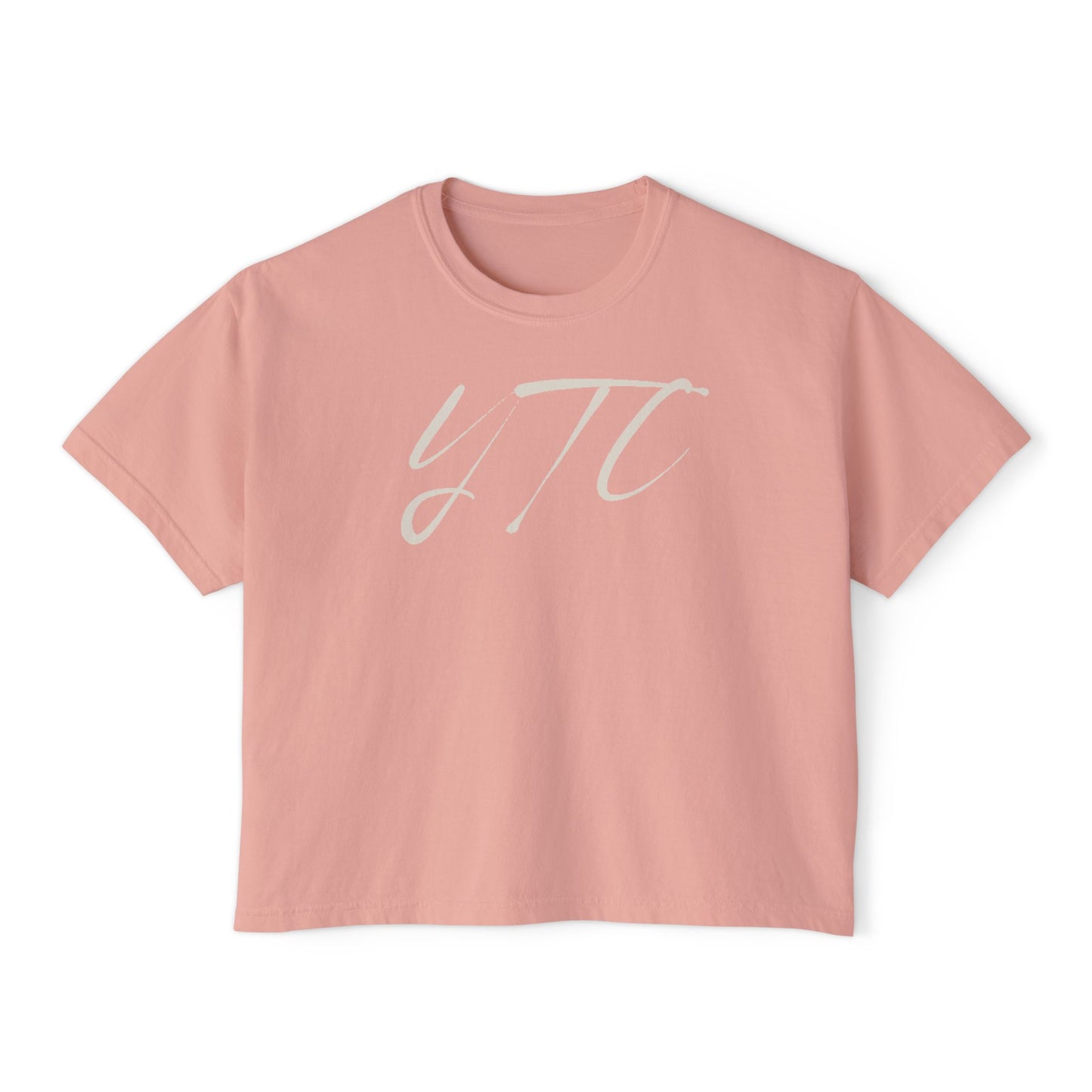 Women's Boxy YTC Script Tee