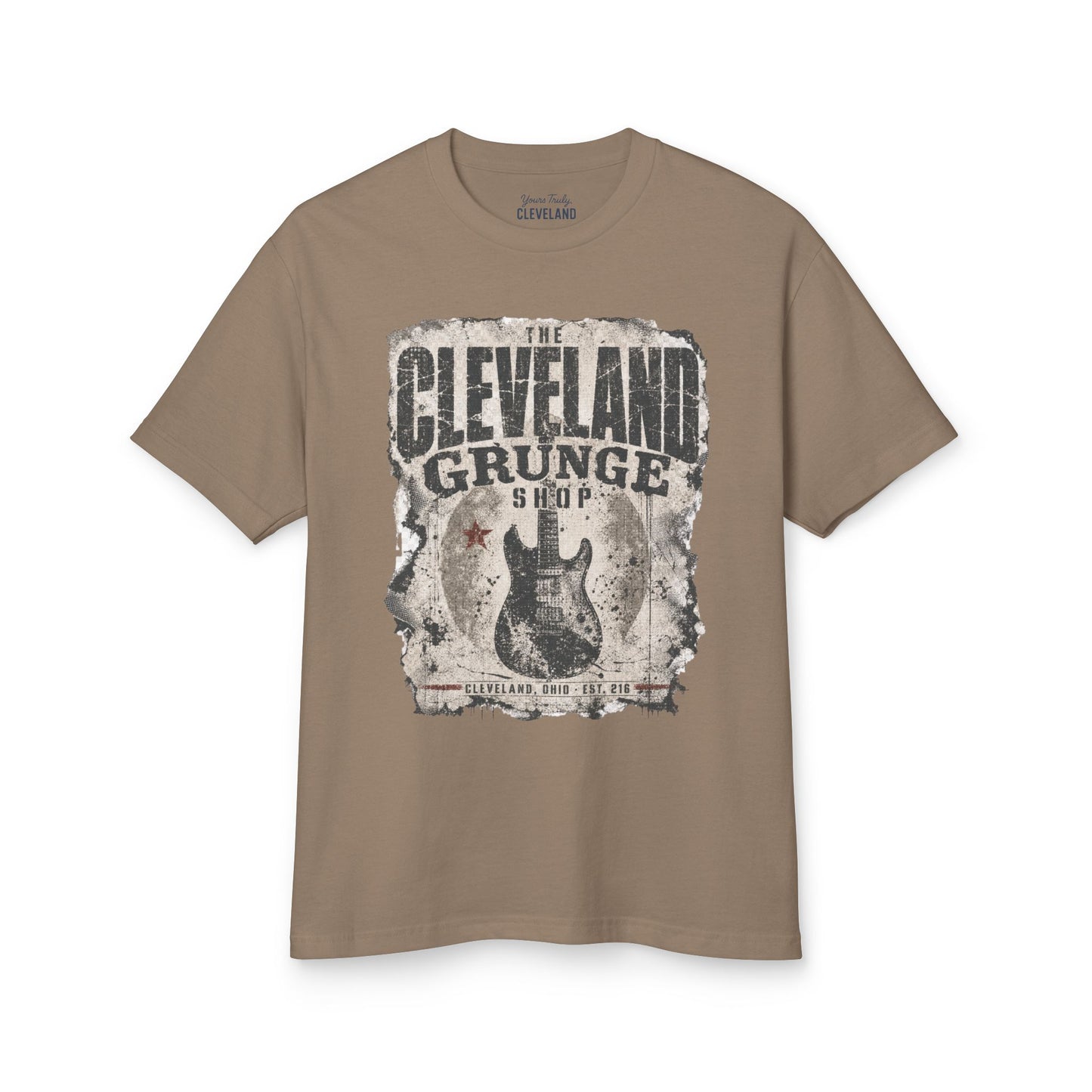 The Cleveland Grunge Shop — Vintage Guitar Graphic Tee