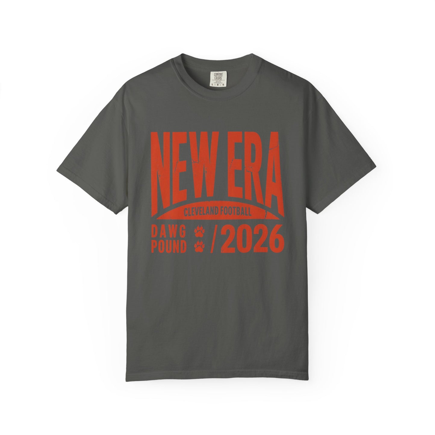 New Era Cleveland Football T-Shirt — Dawg Pound 2026 Fan Tee