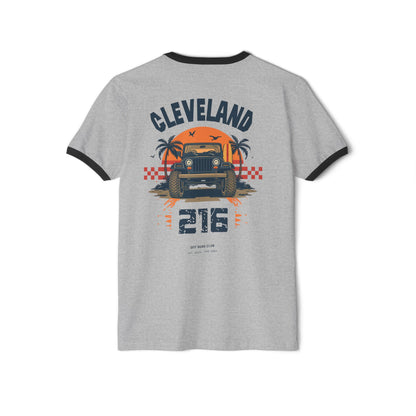 Cleveland 216 Vintage Truck Ringer Tee