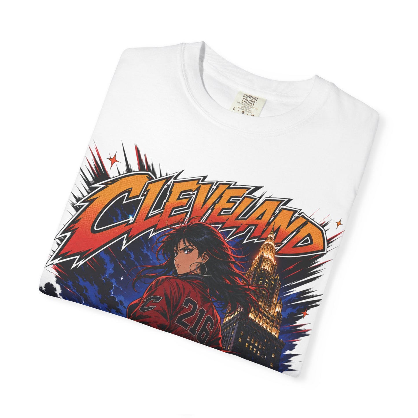 CLE: The Animation — Cleveland 216 Anime Graphic Tee