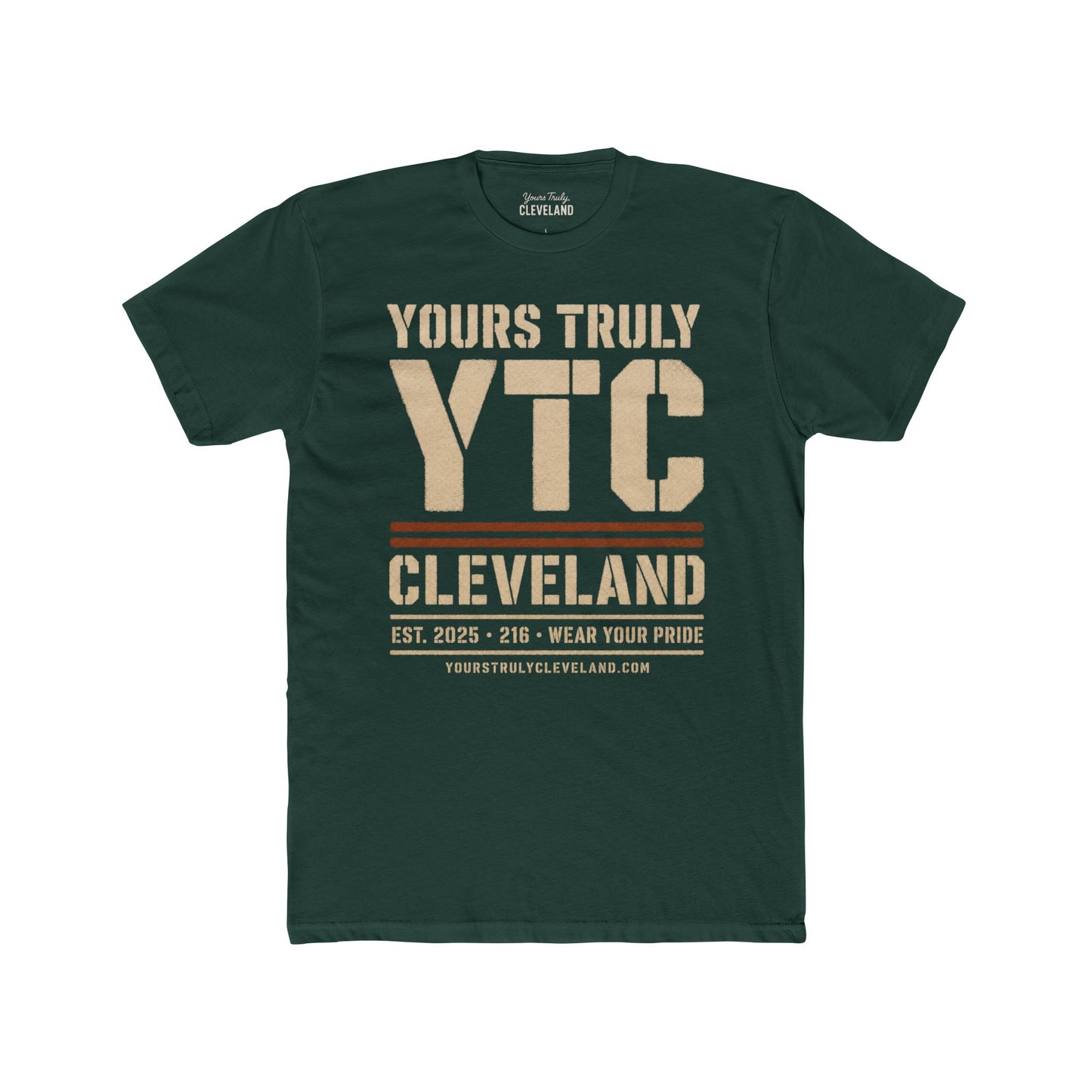 YTC Stencil Tee — Yours Truly Cleveland Spray Paint Graphic