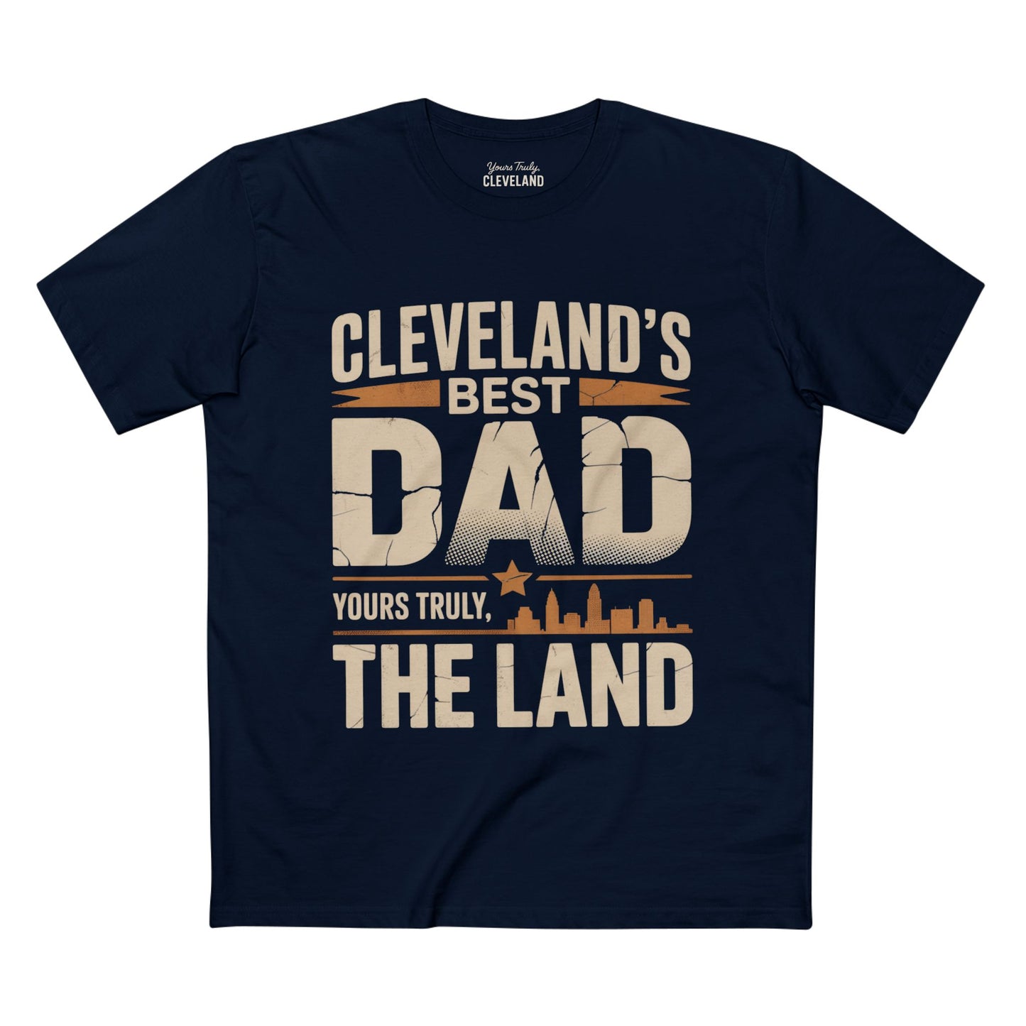 Cleveland's Best Dad T-Shirt — The Land Skyline Father’s Day Tee