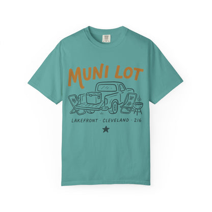 Muni Lot Lakefront Cleveland 216 T-Shirt