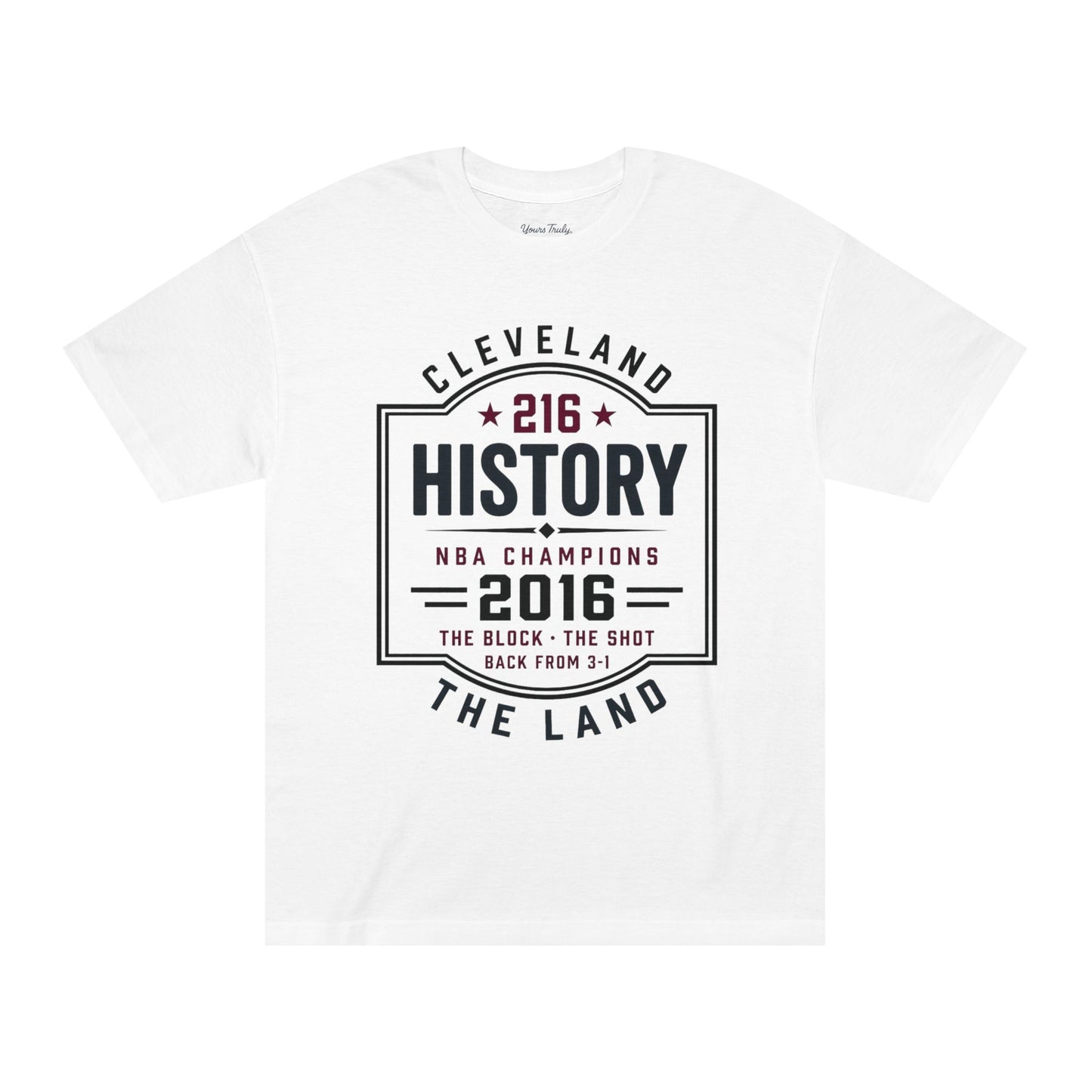 Cleveland 'The Land' 2016 NBA Champions History T‑Shirt