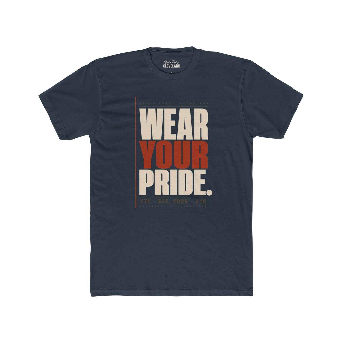 Wear Your Pride Tee — YTC Brutalist Cleveland Graphic Shirt