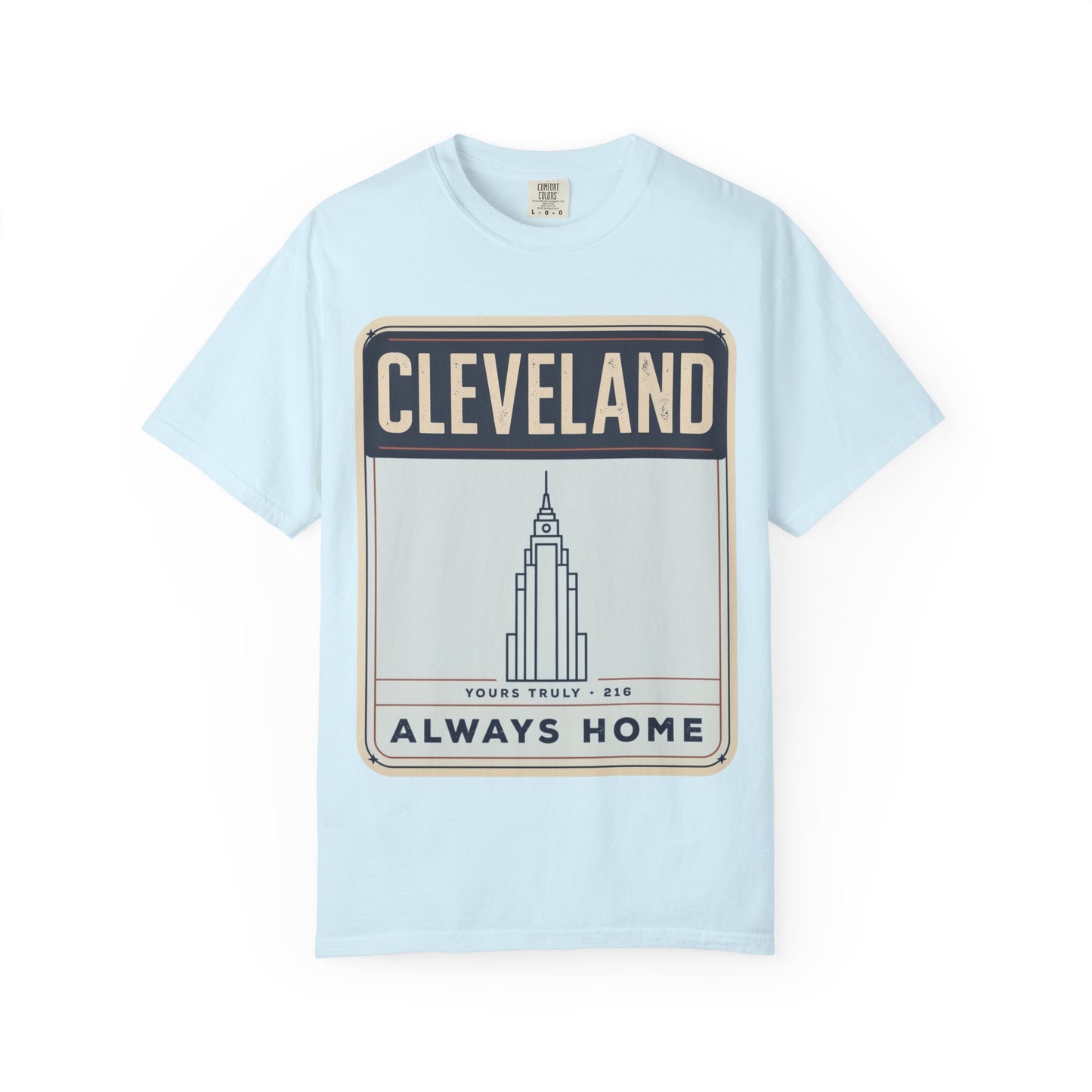 Cleveland Always Home T-Shirt — Retro Skyline Heritage Tee