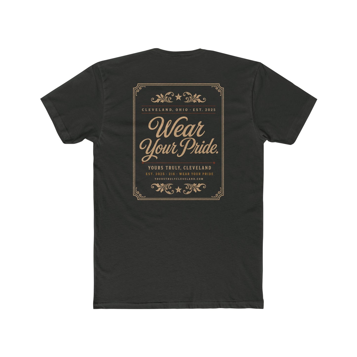 YTC Heritage Label Tee — Yours Truly Cleveland Ornate Graphic Shirt