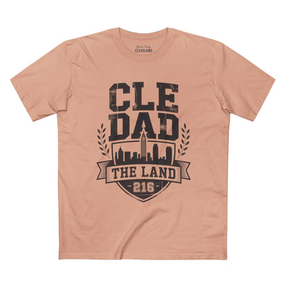 CLE Dad Tee — The Land 216 Cleveland Skyline Fathers Day Shirt