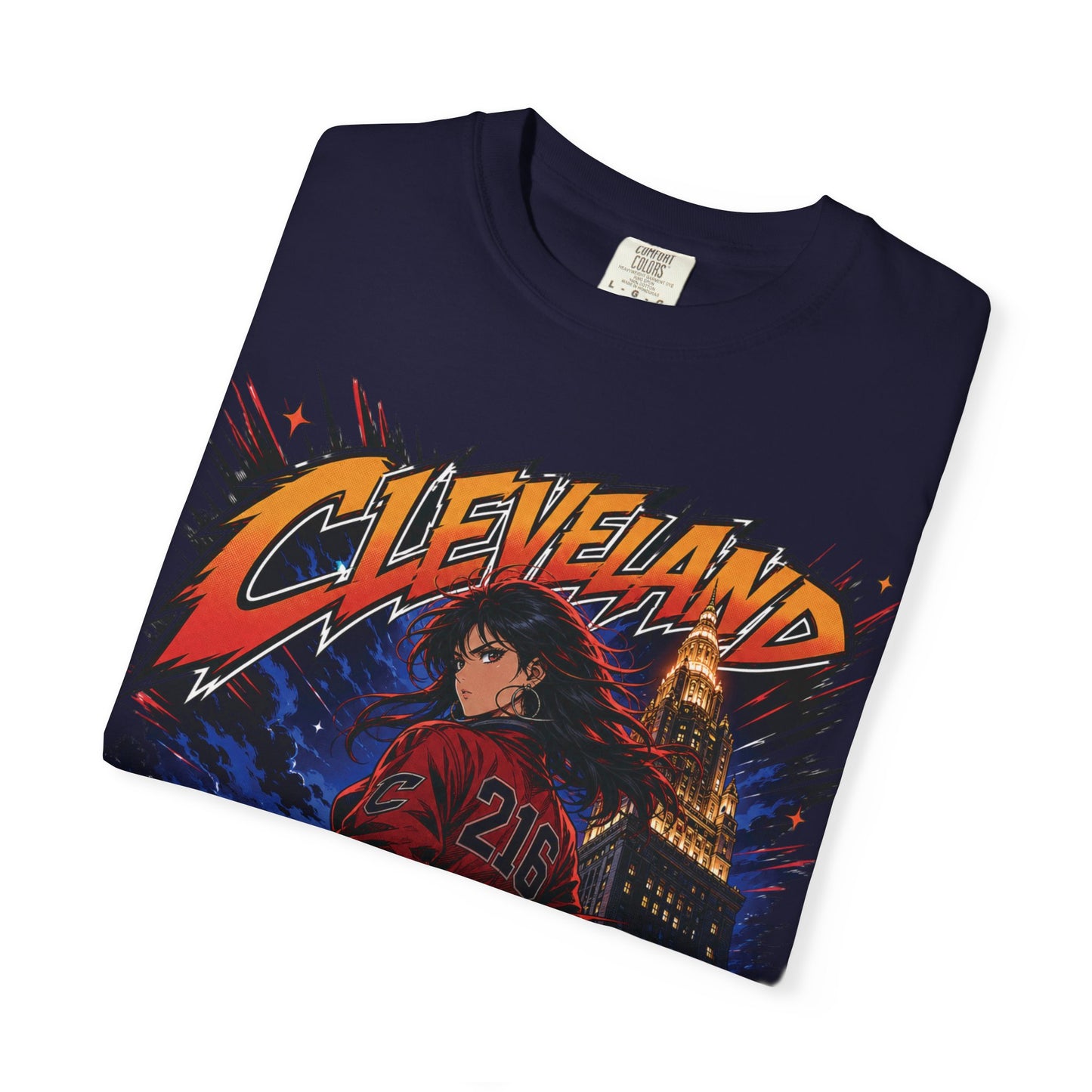 CLE: The Animation — Cleveland 216 Anime Graphic Tee