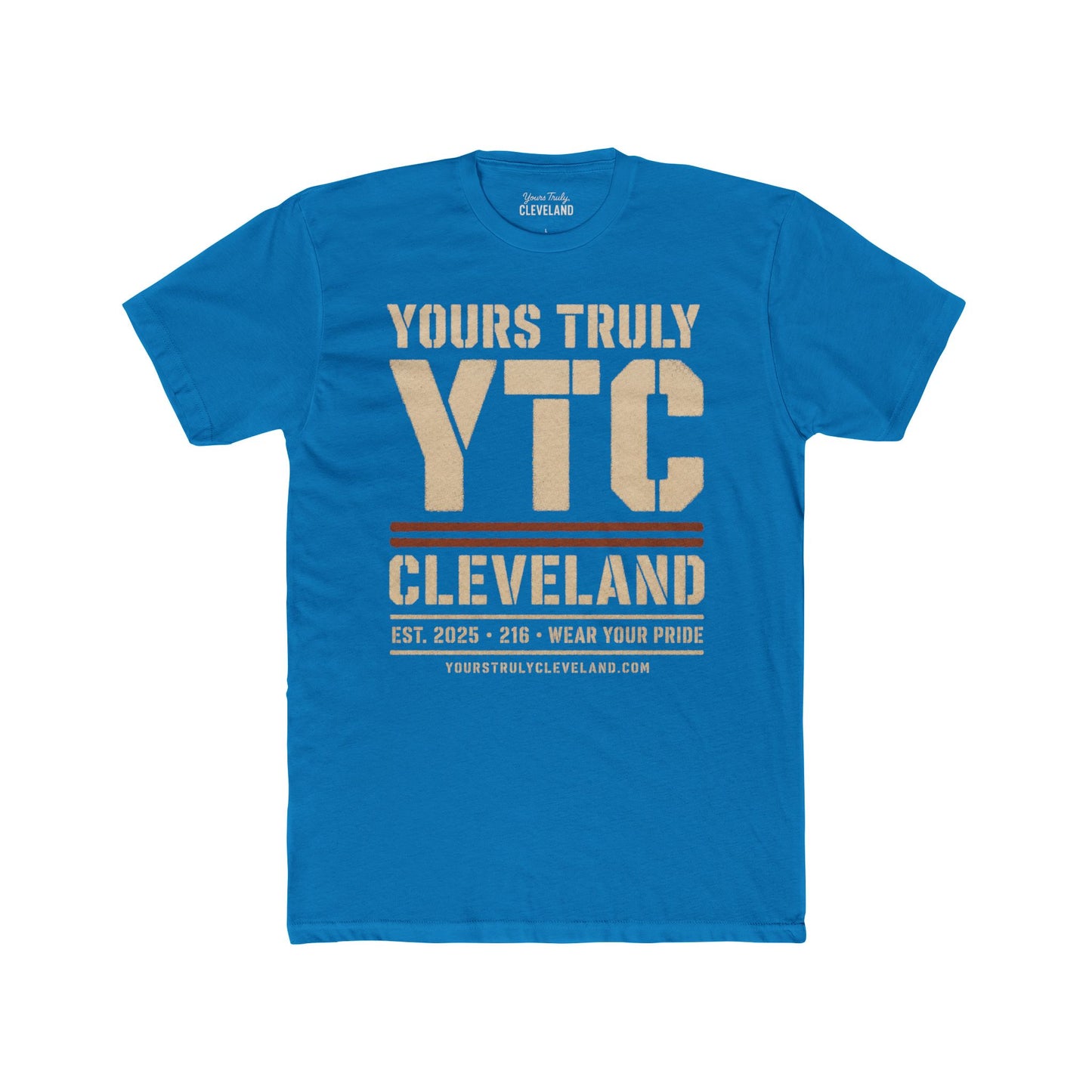 YTC Stencil Tee — Yours Truly Cleveland Spray Paint Graphic