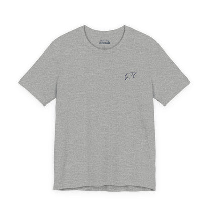 Yours Truly, Cleveland Embroidered Script Tee