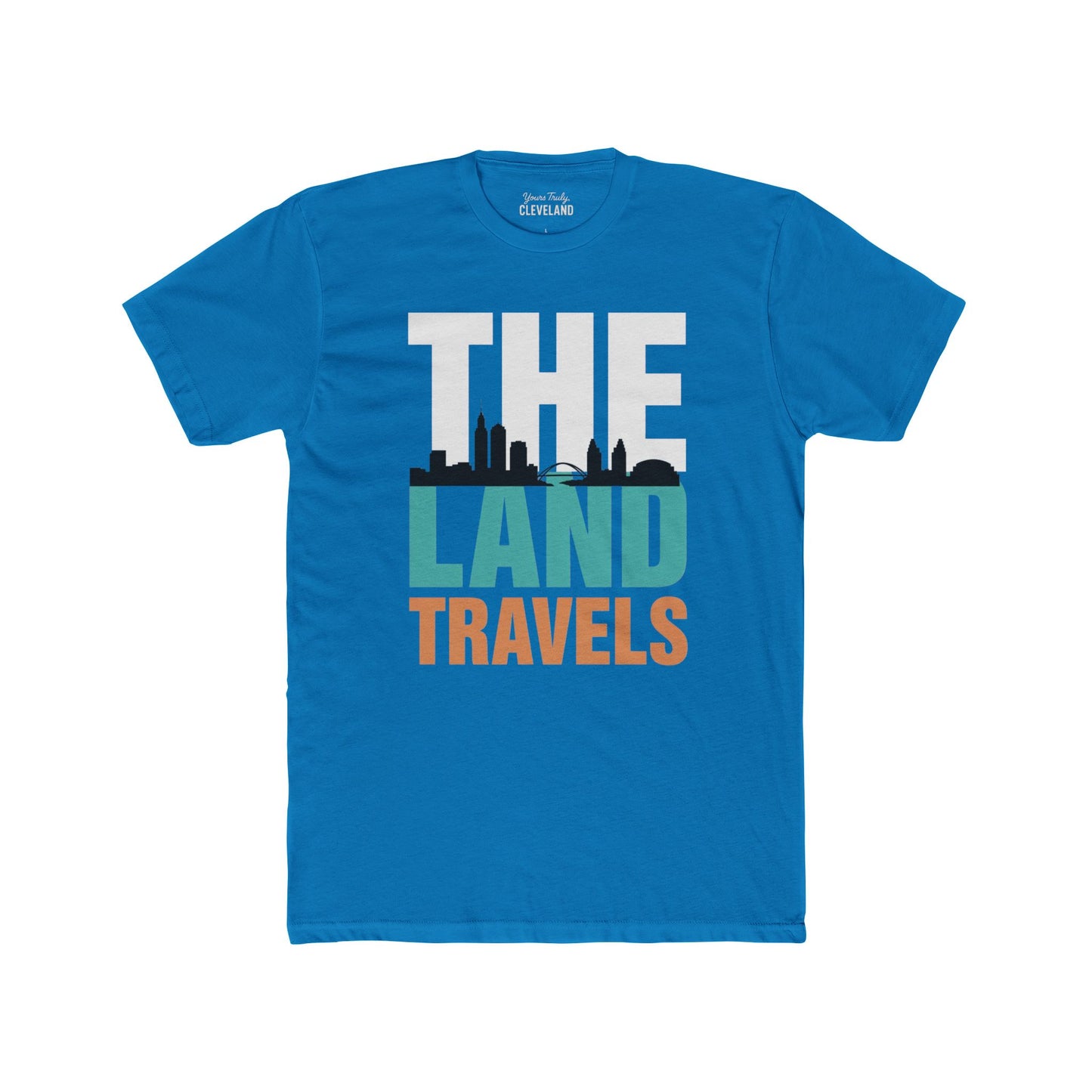 The Land Travels Tee — Cleveland Skyline City Pride Shirt