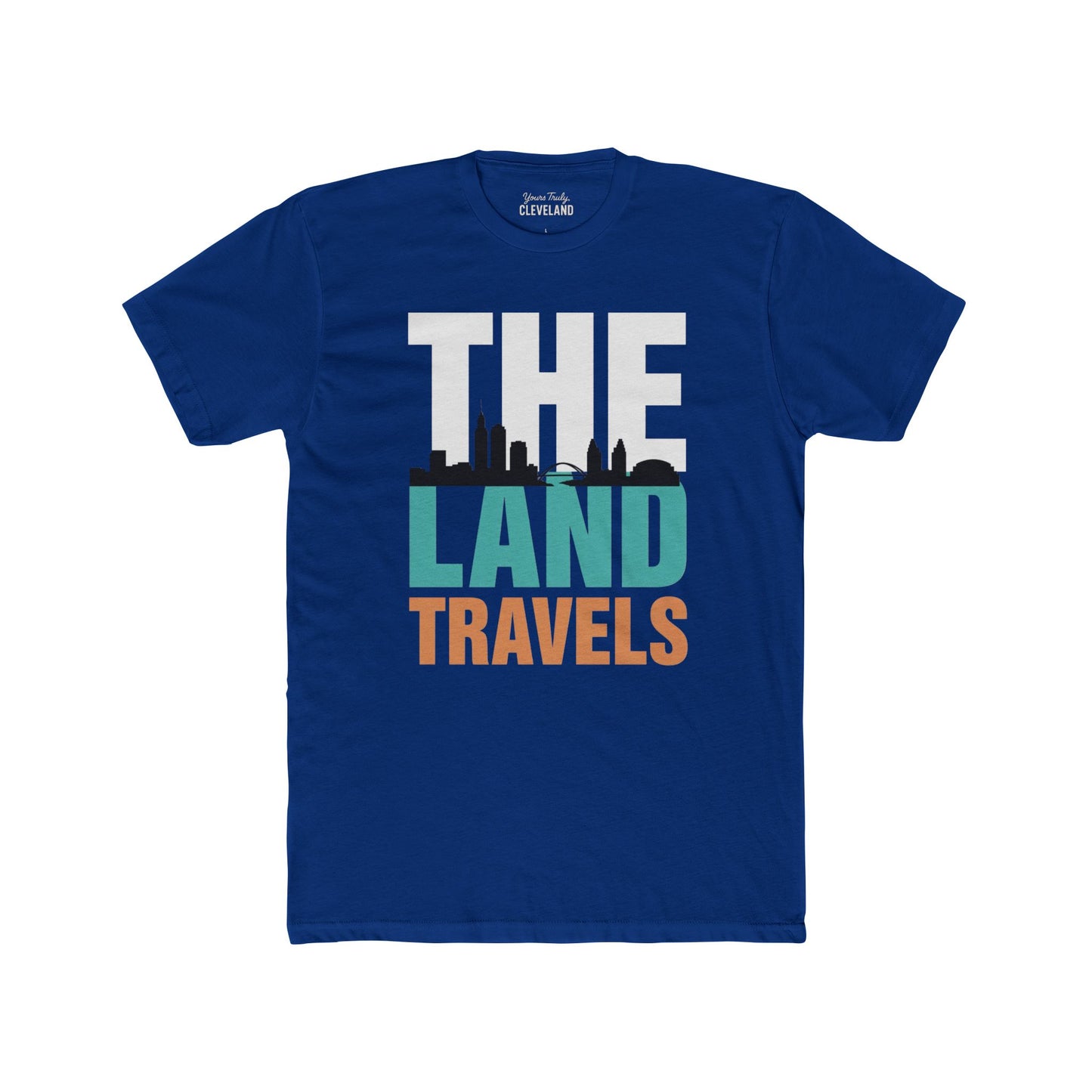 The Land Travels Tee — Cleveland Skyline City Pride Shirt
