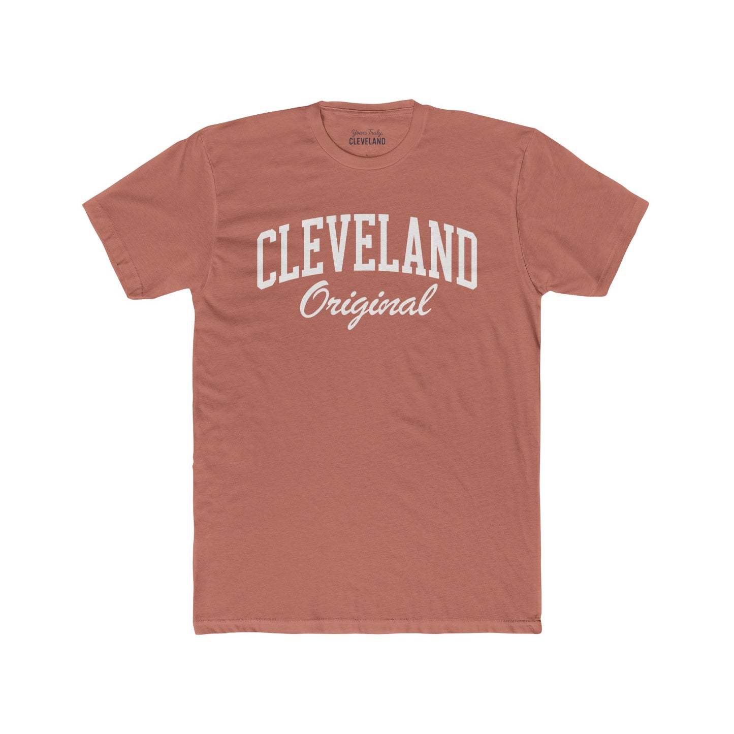 Cleveland Original T‑Shirt — Vintage Collegiate Crew Tee