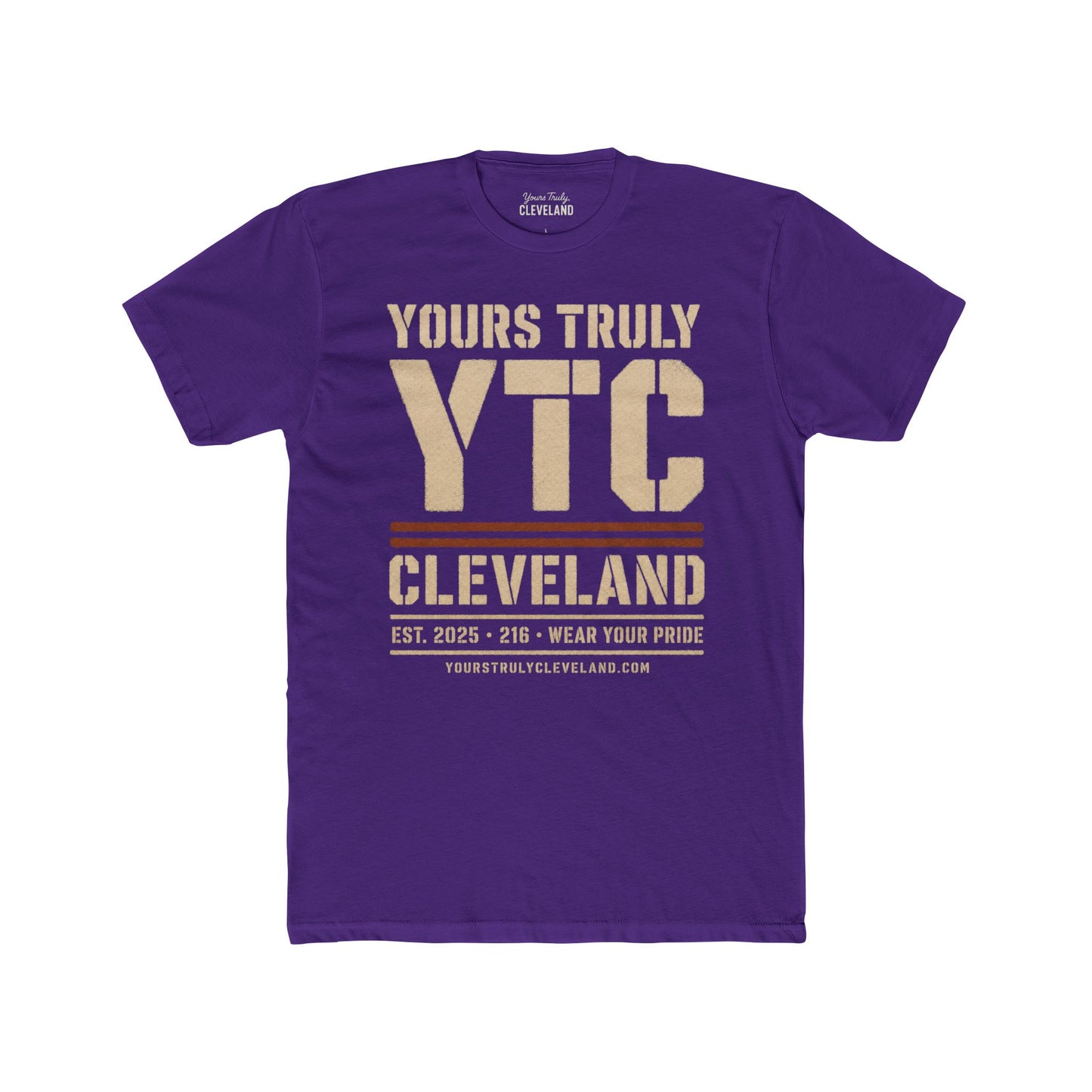 YTC Stencil Tee — Yours Truly Cleveland Spray Paint Graphic