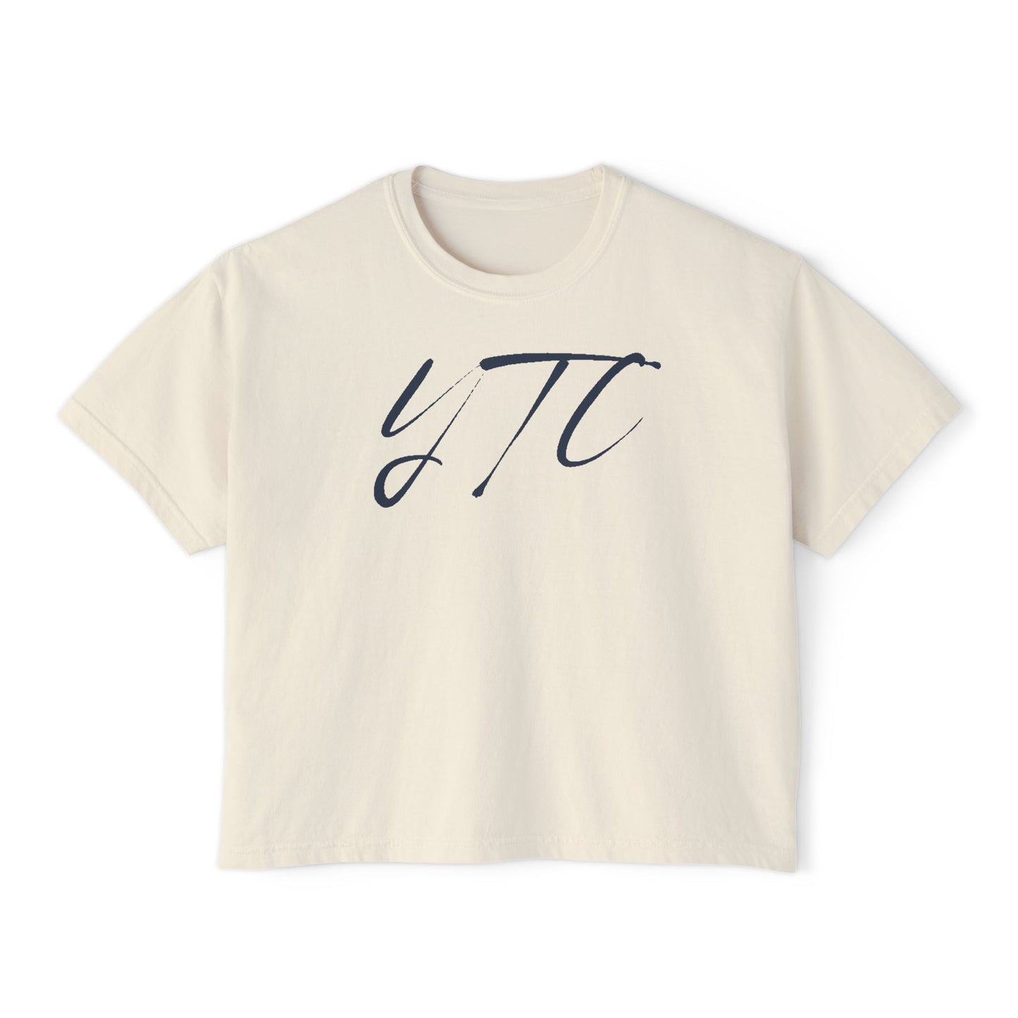 Women's Boxy YTC Script Tee