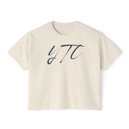 Women's Boxy YTC Script Tee