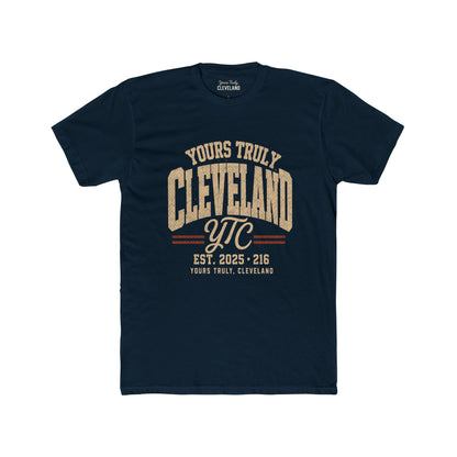 YTC Collegiate Tee — Yours Truly Cleveland Vintage Arch Graphic