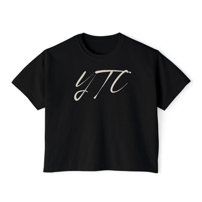 Women's Boxy YTC Script Tee