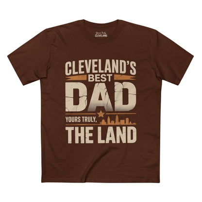 Cleveland's Best Dad T-Shirt — The Land Skyline Father’s Day Tee