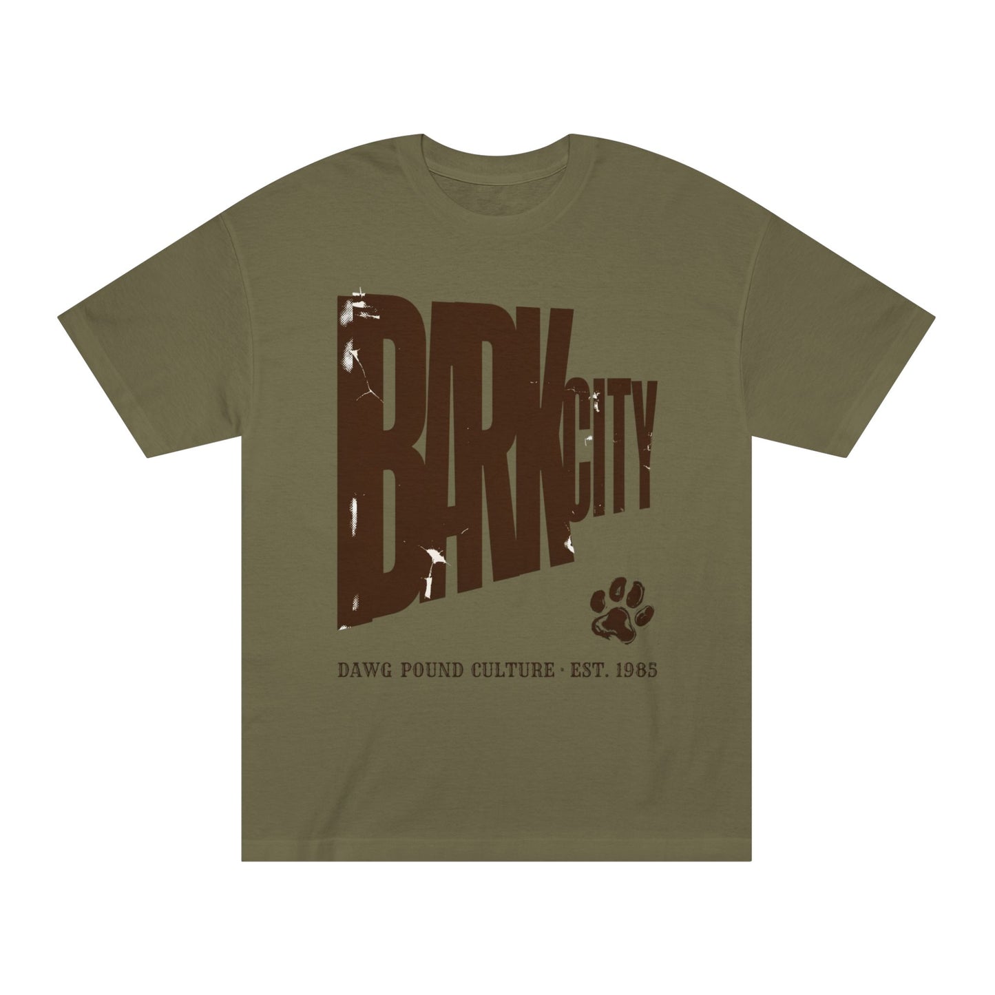 Bark City Tee — Dawg Pound Culture Paw Print Graphic