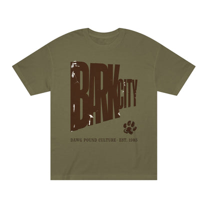 Bark City Tee — Dawg Pound Culture Paw Print Graphic
