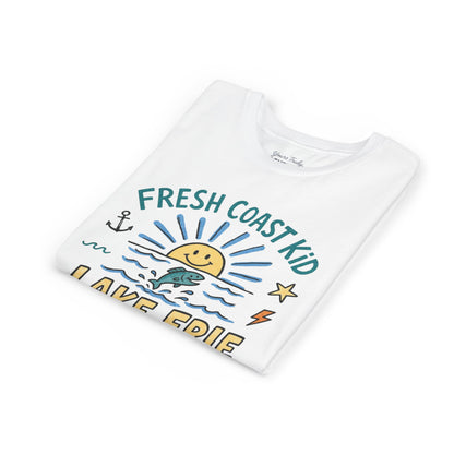 Fresh Coast Kid Youth Tee — Lake Erie Cleveland 216 Kids Graphic Shirt