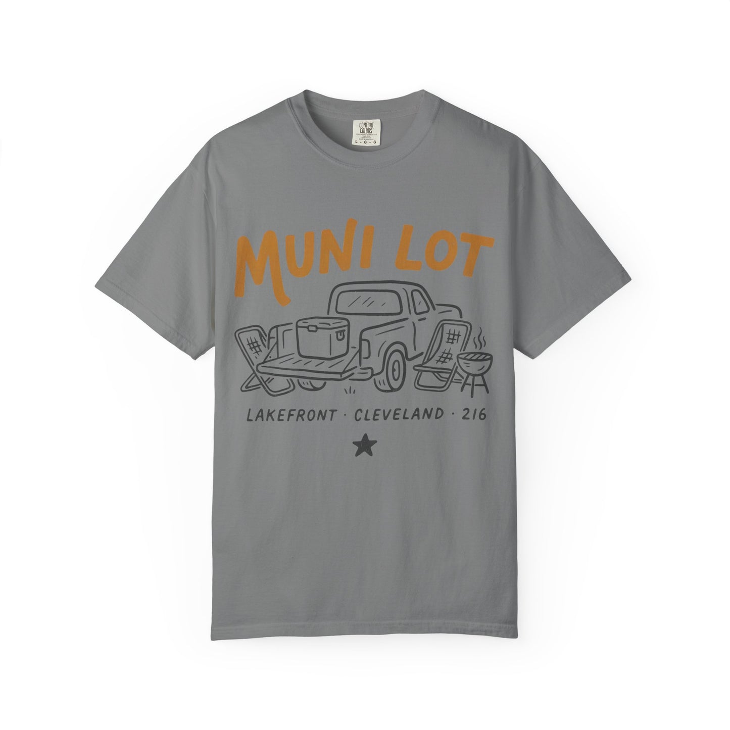Muni Lot Lakefront Cleveland 216 T-Shirt