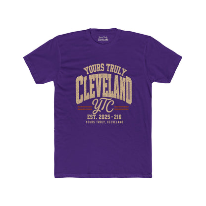 YTC Collegiate Tee — Yours Truly Cleveland Vintage Arch Graphic