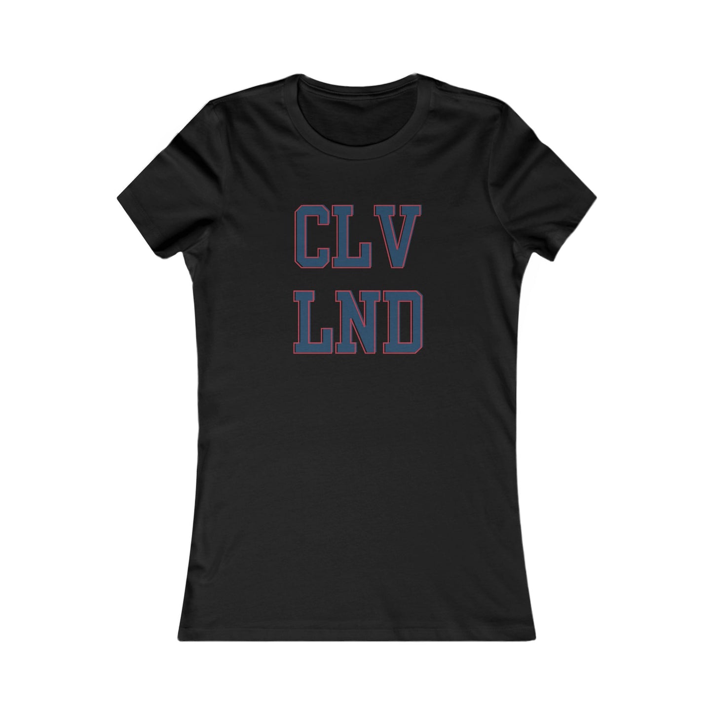 Cleveland CLV LND Women's Tee – Vintage Collegiate City Pride Shirt