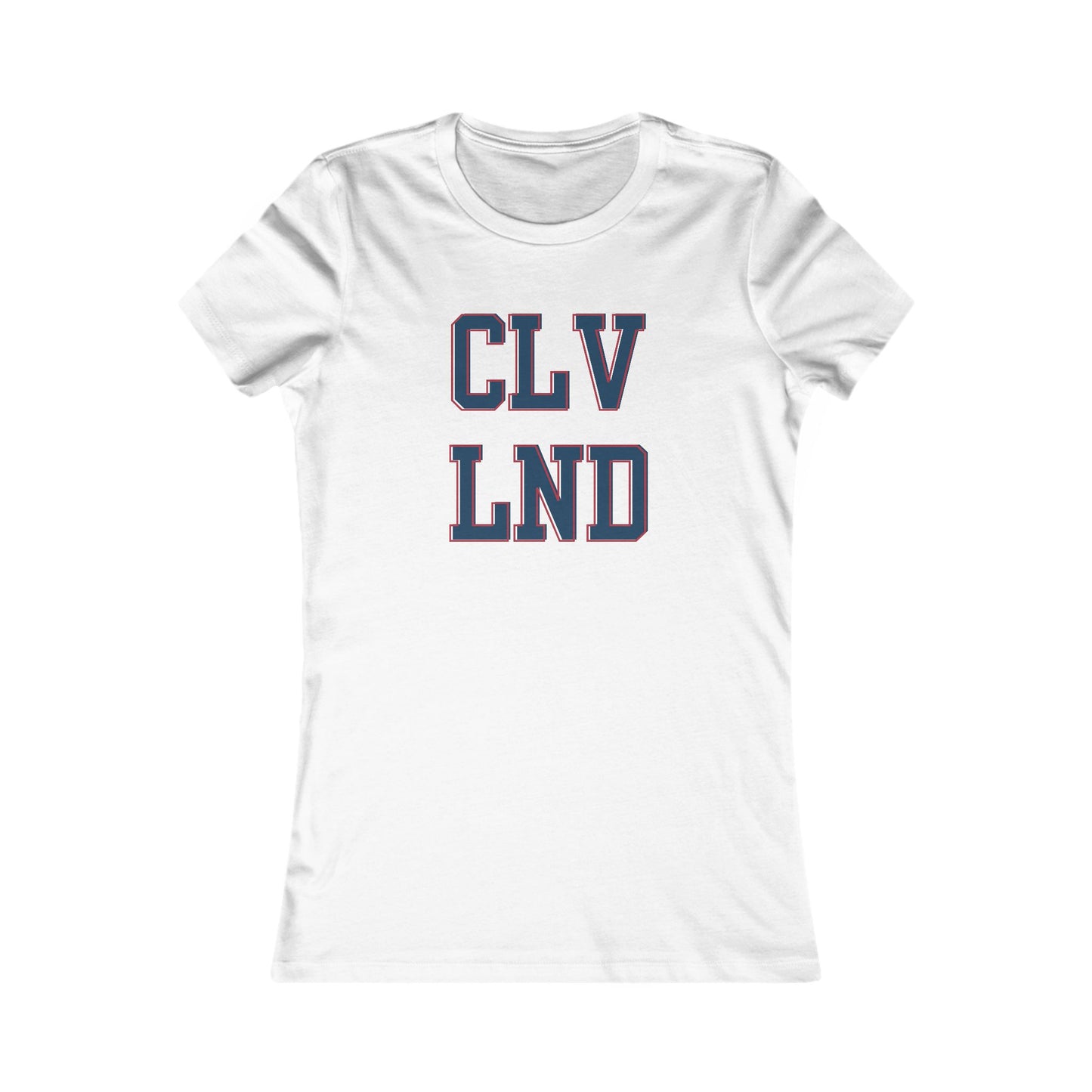 Cleveland CLV LND Women's Tee – Vintage Collegiate City Pride Shirt