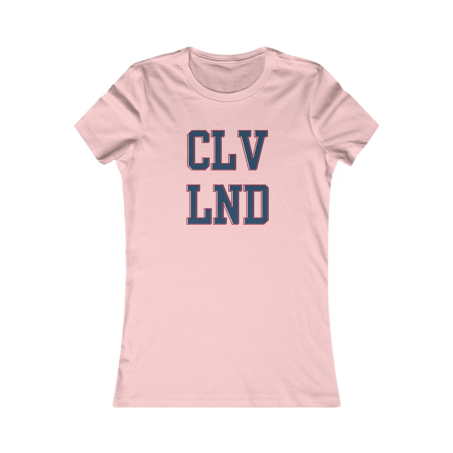 Cleveland CLV LND Women's Tee – Vintage Collegiate City Pride Shirt