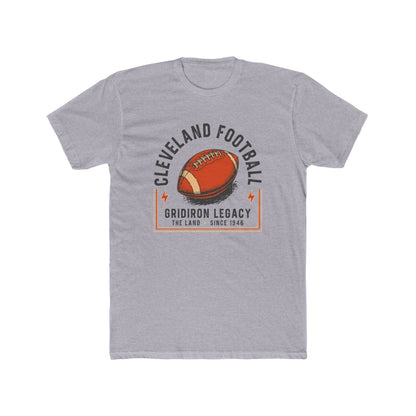 Cleveland Football Tee — "Gridiron Legacy" Retro Football Graphic Shirt