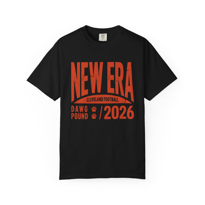 New Era Cleveland Football T-Shirt — Dawg Pound 2026 Fan Tee