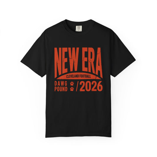 New Era Cleveland Football T-Shirt — Dawg Pound 2026 Fan Tee