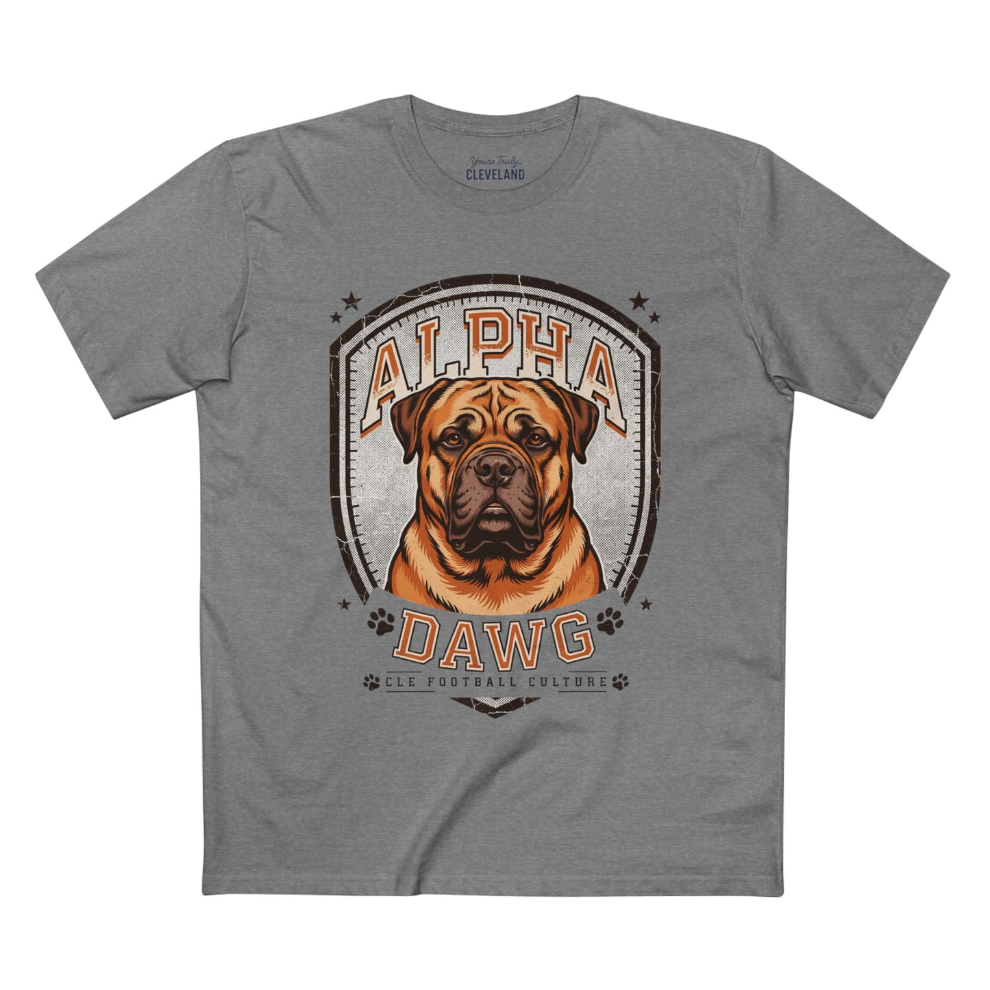 Alpha Dawg Tee — CLE Football Culture Bullmastiff Graphic Tee
