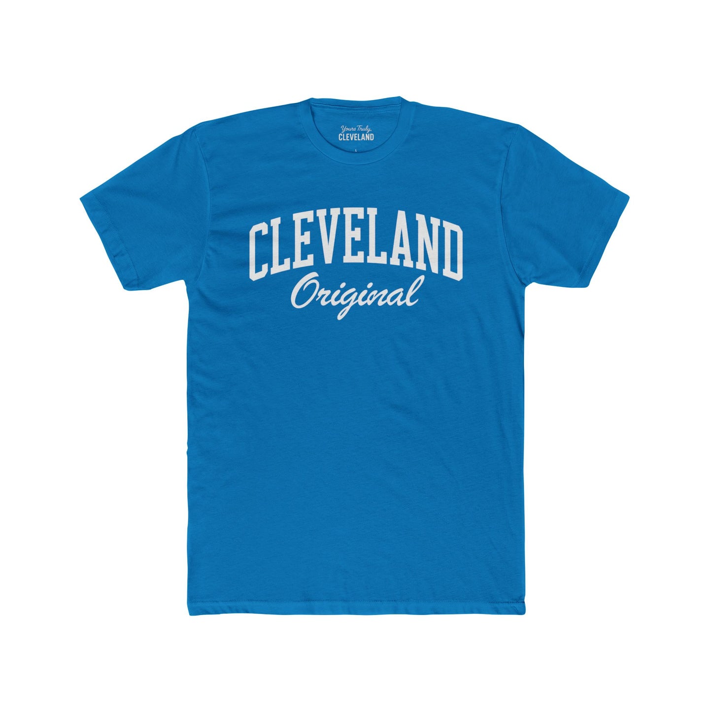 Cleveland Original T‑Shirt — Vintage Collegiate Crew Tee