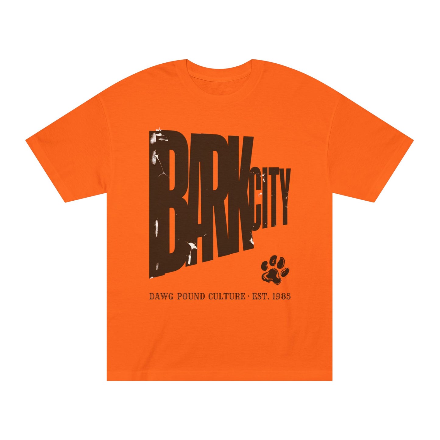 Bark City Tee — Dawg Pound Culture Paw Print Graphic