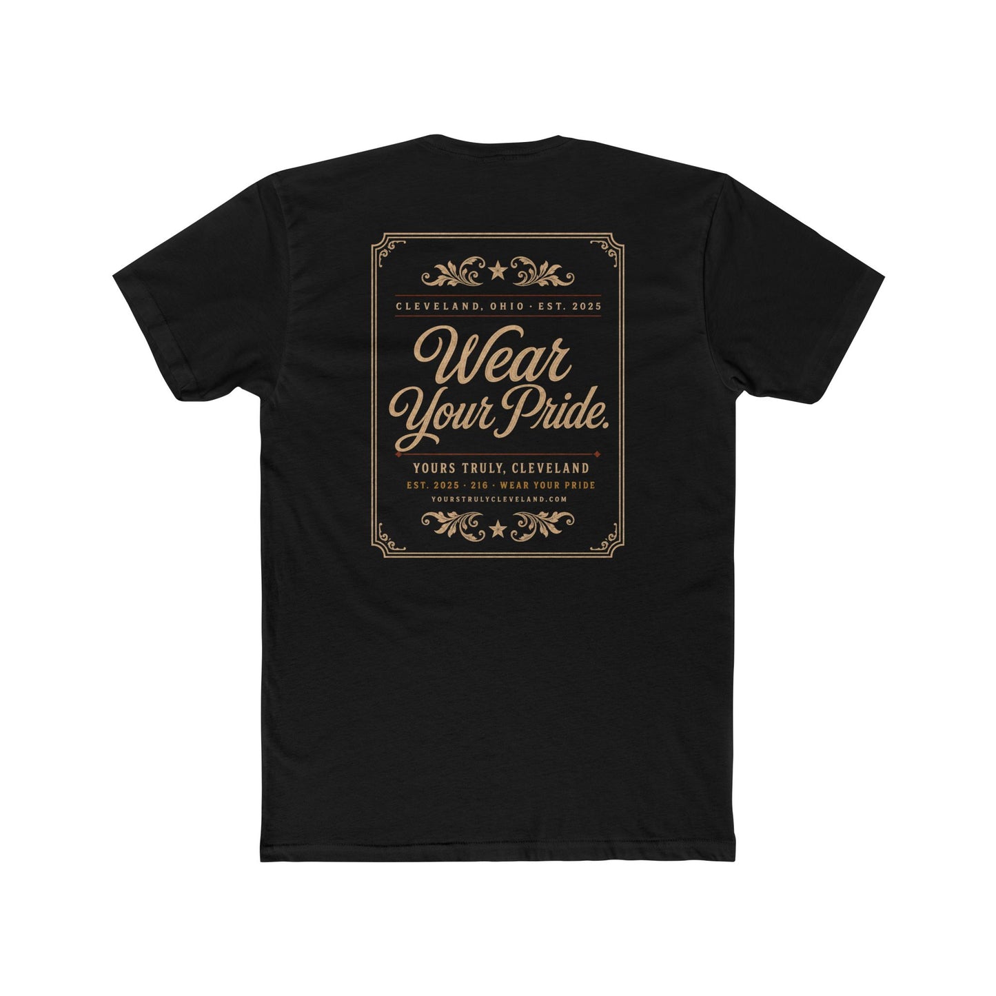 YTC Heritage Label Tee — Yours Truly Cleveland Ornate Graphic Shirt