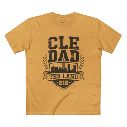 CLE Dad Tee — The Land 216 Cleveland Skyline Fathers Day Shirt