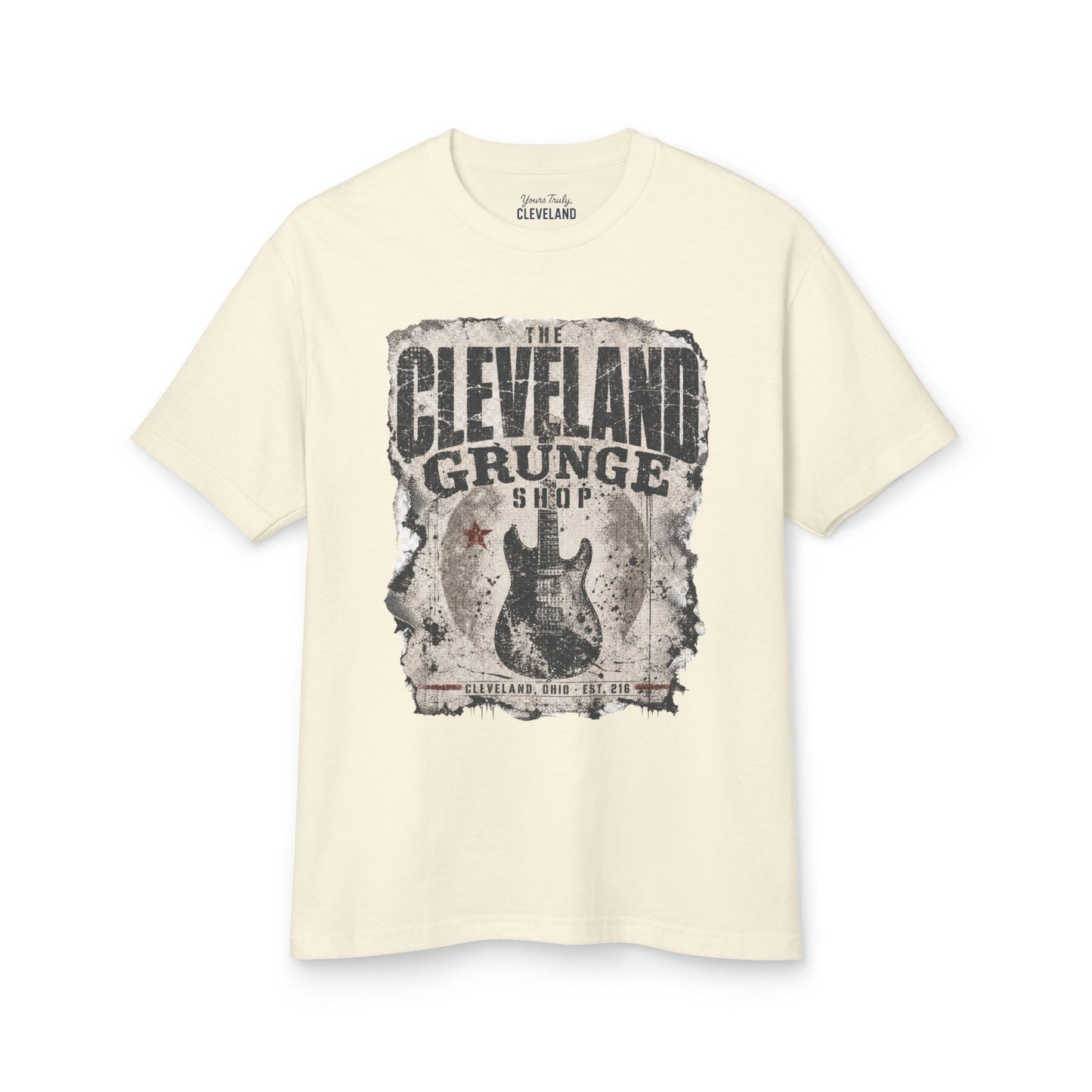 The Cleveland Grunge Shop — Vintage Guitar Graphic Tee